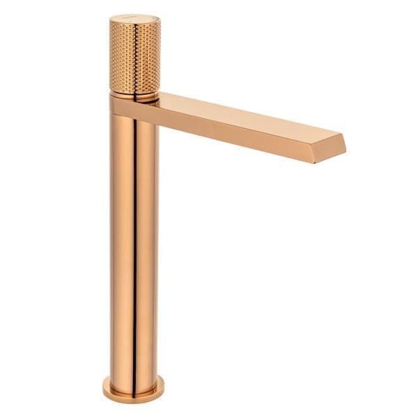 Fontana FK-9123 Parlak Altın Rose Lavabo Bataryası