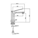 Fontana FP-0111 Krom Lavabo Bataryası