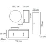 Fym Infinity Banyo Boy Dolabı