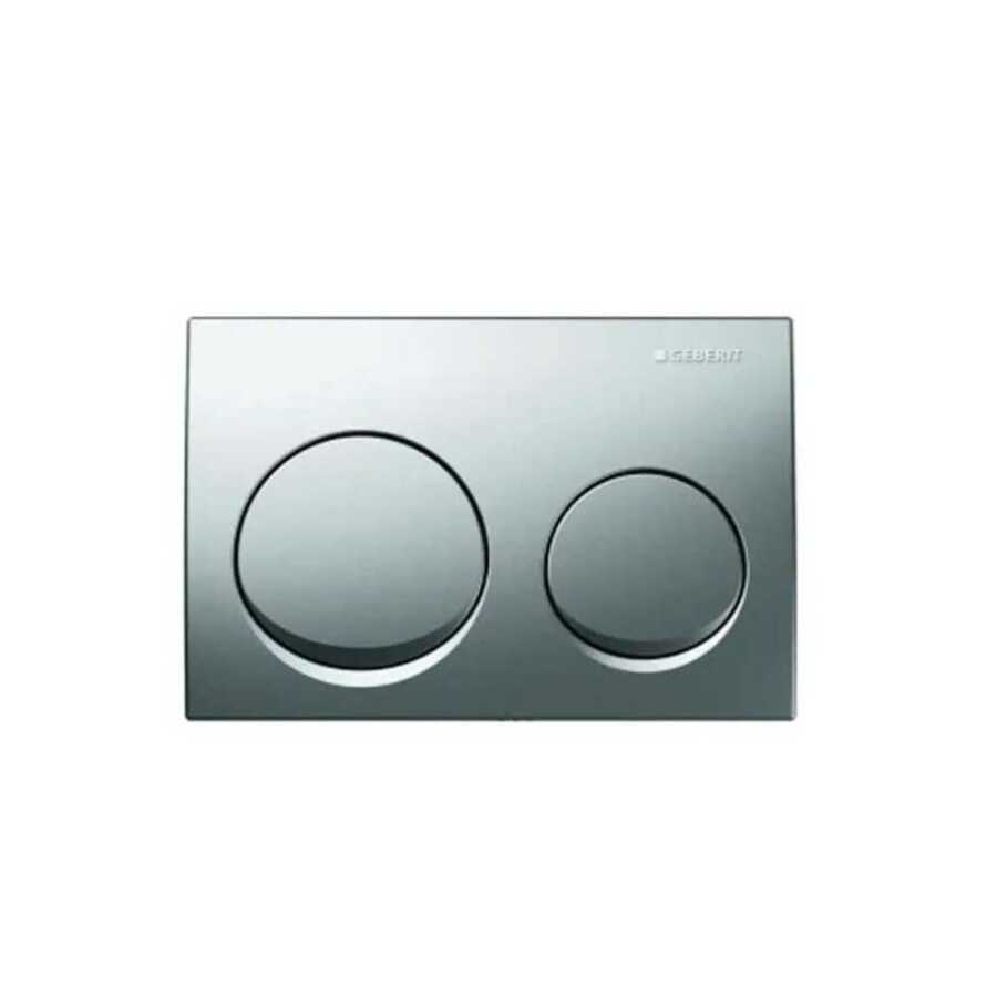 Geberit Alpha20 Kumanda Paneli Mat Krom Çift Basmalı 115.040.46.5 Geberit Alpha20 Kumanda Paneli Mat Krom Çift Basmalı 115.040.46.5