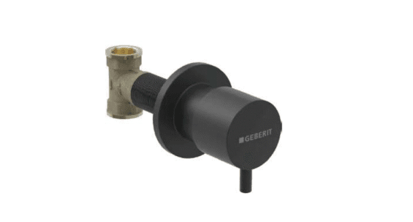 Geberit Ankastre Stop Valf Mat Siyah 616.004.14.1