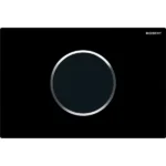 Geberit Fotoselli Kapak Sigma 10 Elektrikli Siyah / Parlak