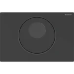 Geberit Fotoselli Kapak Sigma 10 Manuel Özellik 8 Cm Gömme Rezervuar İçin Elektrikli Parlak Siyah
