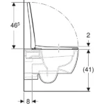 Geberit iCon Beyaz Asma Klozet Seti