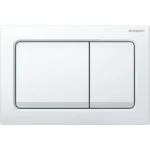 Geberit Kumanda Kapağı Alpha30 Çift Basmalı Beyaz