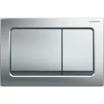 Geberit Kumanda Kapağı Alpha30 Çift Basmalı Parlak Krom