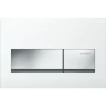 Geberit Kumanda Kapağı Alpha50 Çift Basmalı Beyaz