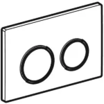 Geberit Kumanda Kapağı Omega20 Çift Basmalı Parlak/ Mat / Parlak