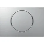 Geberit Kumanda Kapağı Sigma 10 Tek Basmalı Mat Krom / Parlak