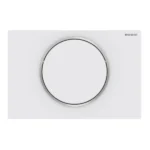 Geberit Kumanda Kapağı Sigma10 Tek Basmalı Mat Beyaz / Parlak