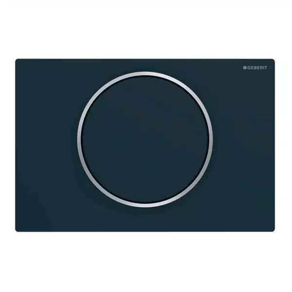 Geberit Kumanda Kapağı Sigma10 Tek Basmalı Mat Siyah / Parlak Geberit Kumanda Kapağı Sigma10 Tek Basmalı Mat Siyah / Parlak