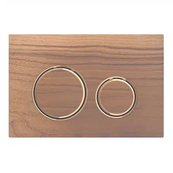 Geberit Kumanda Kapağı Sigma21 Çift Basmalı Ahşap / Bronz Geberit Kumanda Kapağı Sigma21 Çift Basmalı Ahşap / Bronz