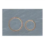 Geberit Kumanda Kapağı Sigma21 Çift Basmalı Arduvaz / Bronz