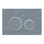 Geberit Kumanda Kapağı Sigma21 Çift Basmalı Arduvaz / Krom