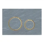 Geberit Kumanda Kapağı Sigma21 Çift Basmalı Arduvaz / Prinç