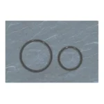 Geberit Kumanda Kapağı Sigma21 Çift Basmalı Arduvaz / Siyah Krom