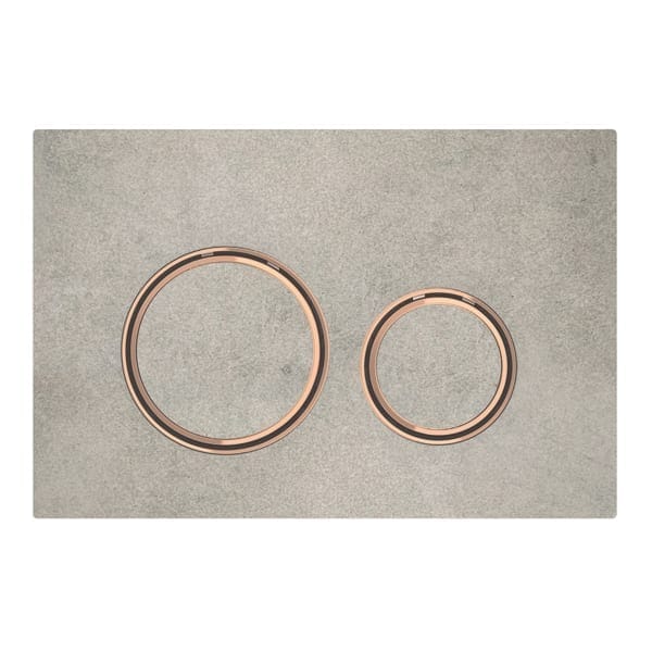 Geberit Kumanda Kapağı Sigma21 Çift Basmalı Beton / Bronz Geberit Kumanda Kapağı Sigma21 Çift Basmalı Beton / Bronz