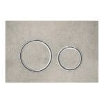 Geberit Kumanda Kapağı Sigma21 Çift Basmalı Beton / Krom
