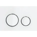 Geberit Kumanda Kapağı Sigma21 Çift Basmalı Beyaz Cam / Krom