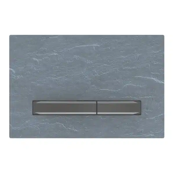 Geberit Kumanda Kapağı Sigma50 Çift Basmalı Arduvaz / Siyah Krom Geberit Kumanda Kapağı Sigma50 Çift Basmalı Arduvaz / Siyah Krom