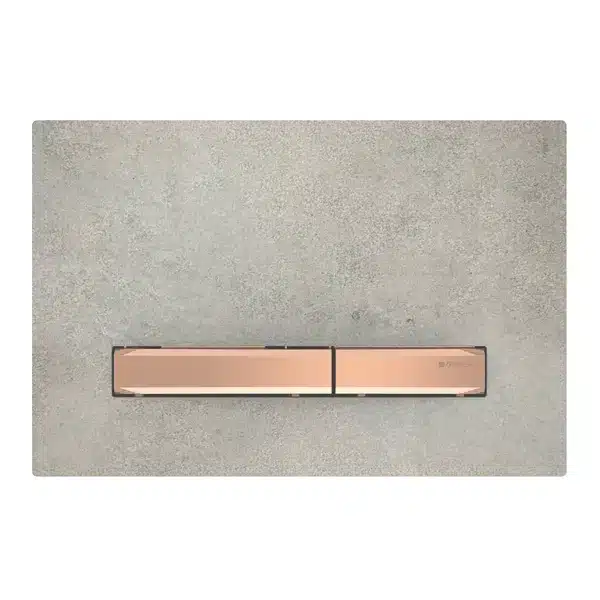 Geberit Kumanda Kapağı Sigma50 Çift Basmalı Beton / Bronz Geberit Kumanda Kapağı Sigma50 Çift Basmalı Beton / Bronz
