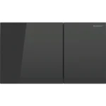 Geberit Kumanda Kapağı Sigma70 Çift Basmalı 12 Cm Rezervuarlar İçin Siyah Cam