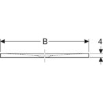 Geberit Olona 100 x 100 cm Kare Duş Teknesi