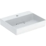 Geberit ONE 50x40 Beyaz Çanak Lavabo Batarya Delikli