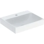 Geberit ONE 50x40 Beyaz Çanak Lavabo Batarya Delikli