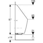 Geberit Pisuvar Komple Tamina Engtegre Kontrollü Pilli