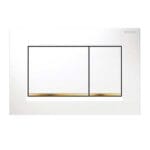 Geberit Sigma20 Kumanda Paneli Çift Basmalı Beyaz/Altın 115.883.KK.1