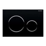 Geberit Sigma20 Kumanda Paneli Çift Basmalı Siyah/Parlak 115.882.KM.1