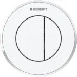 Geberit Type 10 12 Cm Çift Basmalı Beyaz / Parlak / Beyaz