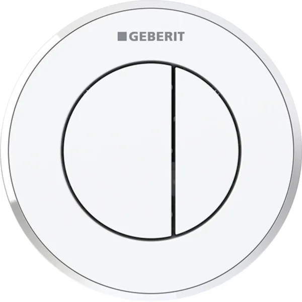 Geberit Type 10 12 Cm Çift Basmalı Beyaz / Parlak / Beyaz Geberit Type 10 12 Cm Çift Basmalı Beyaz / Parlak / Beyaz
