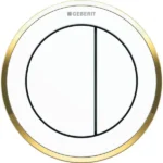 Geberit Type 10 12 Cm Çift Basmalı Mobilya Tipi Beyaz / Altın / Beyaz