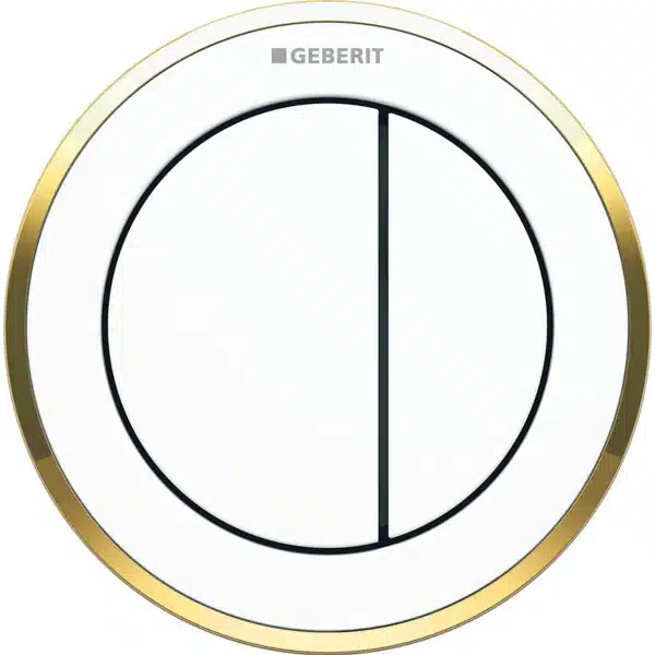 Geberit Type 10 12 Cm Çift Basmalı Mobilya Tipi Beyaz / Altın / Beyaz