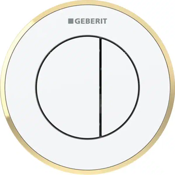 Geberit Type 8 12 Cm Çift Basmalı Beyaz / Altın / Beyaz Geberit Type 8 12 Cm Çift Basmalı Beyaz / Altın / Beyaz