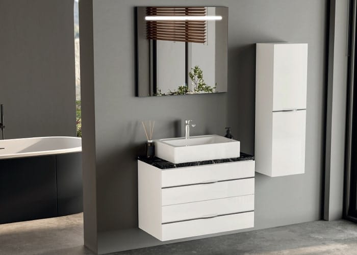 Gent Bathline 5585 V32 Banyo Dolabı 85 cm Gent Bathline 5585 V32 Banyo Dolabı 85 cm
