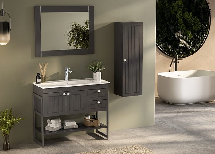 Gent Efes 46100 V32 Banyo Dolabı 100 cm