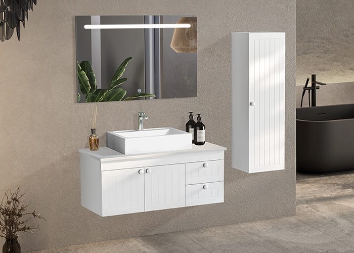 Gent Efes 46100 V33 Banyo Dolabı 100 cm