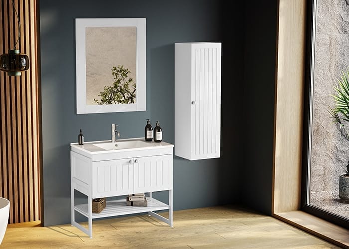Gent Efes 4685 V31 Banyo Dolabı 85 cm