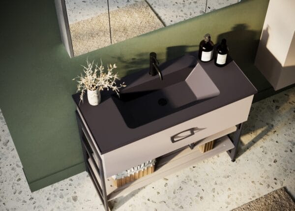 Gent Hanne 2885 V31 Banyo Dolabı 85 cm