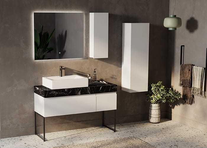 Gent Moderno 28120 V32 Banyo Dolabı 120 cm