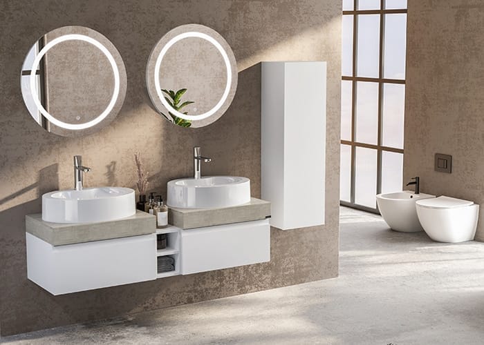 Gent Moderno 28150 V31 Banyo Dolabı 150 cm