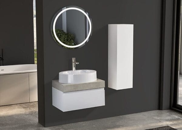Gent Moderno 2865 V31 Banyo Dolabı 65 cm