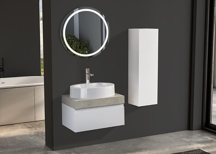 Gent Moderno 2865 V31 Banyo Dolabı 65 cm