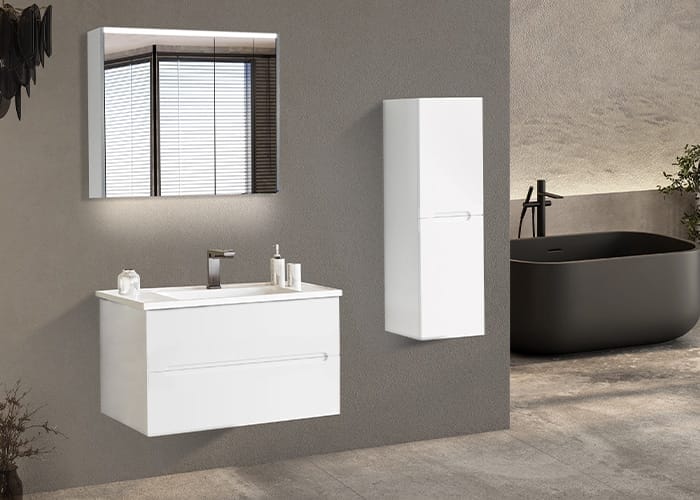 Gent Smart 5585 V31 Banyo Dolabı 85 cm