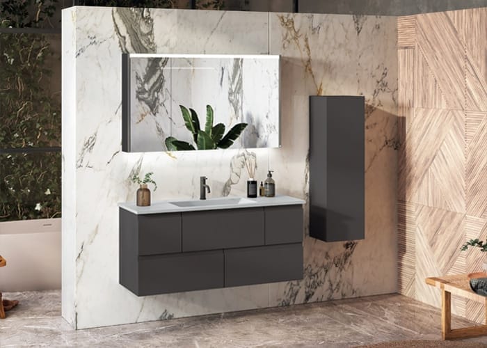 Gent Valentine 55130 V31 Banyo Dolabı 130 cm