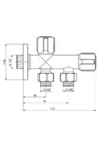 GPD Çiftli Taharat Musluk Krom CTM01