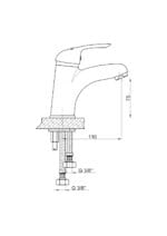 GPD Adrio Lavabo Bataryası Siyah MLB120-S